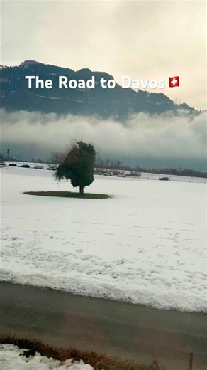 Davos | Mountains | 4K | The Road to Davos | Suisse | World economic forum | Давос | Snow | Swiss |