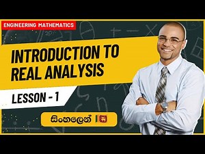 Introduction to Real Analysis and Special Symbols | Engineering Mathematics