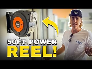 DEWENWILS Retractable Extension Cord Reel Review!