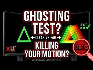 4K Monitor Ghosting Test | Motion Blur Test Pattern 60FPS (5 Min Loop)