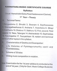 Certificate Theory Syllabus