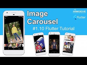FLUTTER Tutorial - IMAGE CAROUSEL & CAROUSEL SLIDER - The Complete Flutter Beginner’s Course | #10