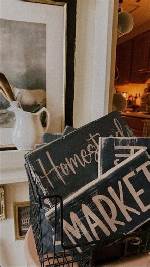 I made these cute wooden Farmhouse signs, and a diy video on them is coming soon #diycraft #cricut