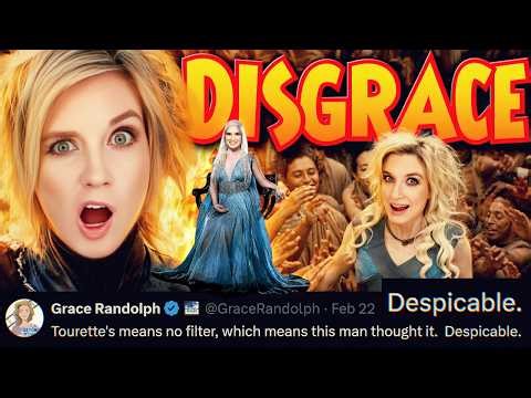 MY CHANNEL IS UNDER ATTACK!!! Grace Randolph Declares WAR on Tourette’s and GOES OFF THE RAILS