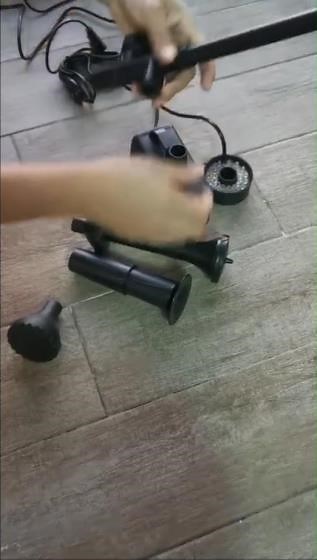 Fountain pump installation