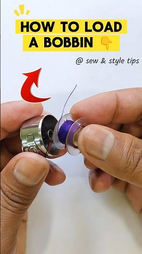 Correct Way to Install a Bobbin in the Bobbin Case ✅ #ussewtips #tailoringtips #sewingtips