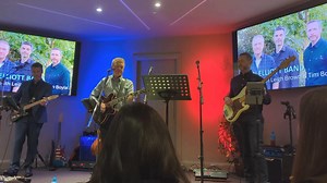 1.5K views · 37 reactions | Here's a little foot tapper from Leigh Brown, Tim Boyle and me to kick start your morning. It's a Gospel song called 'Following in His Love' with a modern country feel to it. Although I wrote the song a few years ago it is still as relevant today. This video was taken by Jacob Fullerton at our recent concert at the T3 Conference Centre in Lisburn. More videos from that concert to follow. | Colin Elliott | Facebook