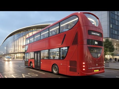 🚨 This Futuristic Red Double-Decker Bus Is Redefining the Future of Transportation! Fire 🔥 🚐