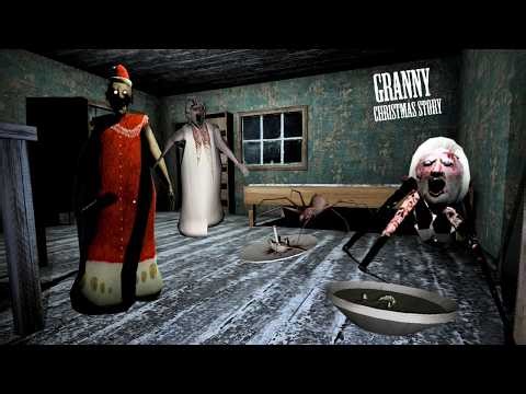 Spider In Granny Room (PC) Granny Christmas Story - Full Gameplay
