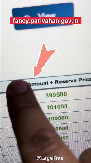 Apply for a Fancy Car Number Online | No Agent Needed! ‪@legalfree‬ #fancynumbers #vip #parivahan