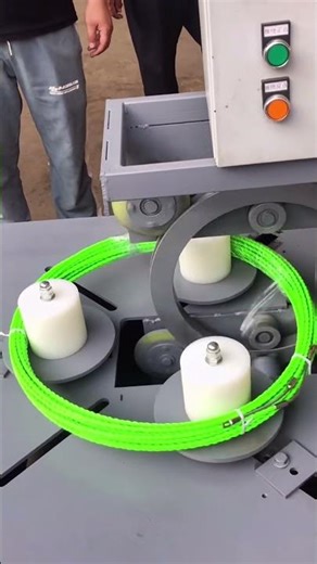 Automatic Wire Rope Wrapping Machine for Coil Protection and Transport