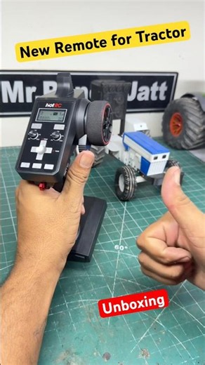 Hot Rc New Remote unboxing for My Tractor Models very powerful