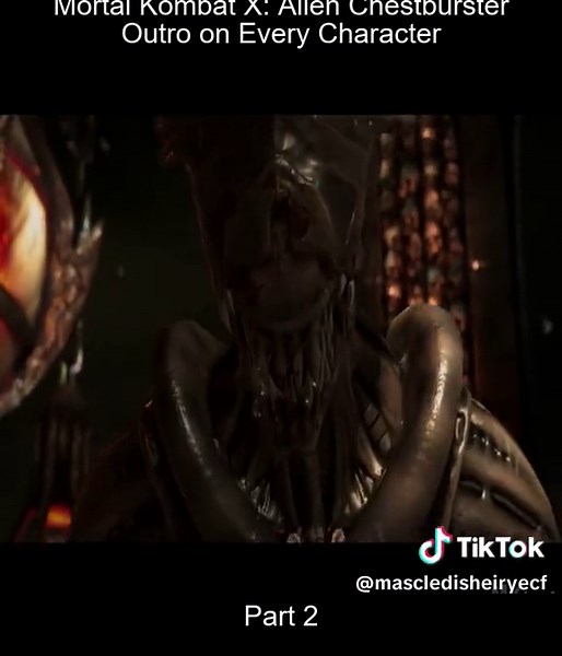 Mortal Kombat X: Alien Chestburster Outro for All Characters