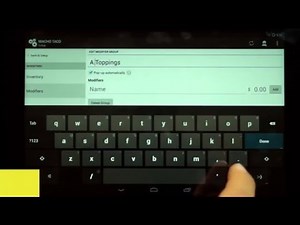 Clover POS Adding and Editing Modifiers