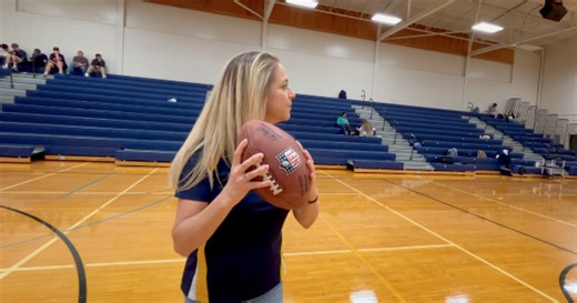 Grand Ledge teacher could win $1 million for local schools with football throw at Michigan-MSU game