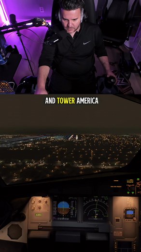 A321 touching down in LA 🌃 — city lights, smooth flare, and that perfect night approach 🌙✈️ #MSFS2024 #A321 #LALanding #NightApproach #FlightSimulator #ButterLanding #AviationLovers #NextLevelRacing #Winwing #PilotLife | Fly with Lado