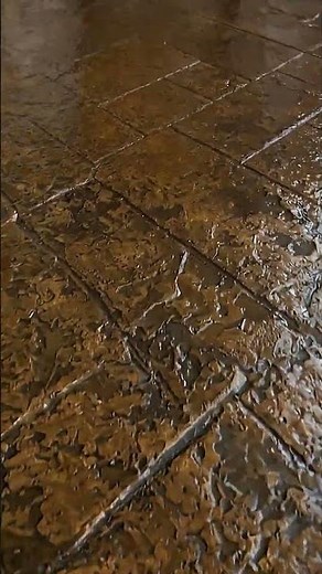 Walkway Before & After — EverStain Acid Stain + EasySeal Satin Concrete Sealer