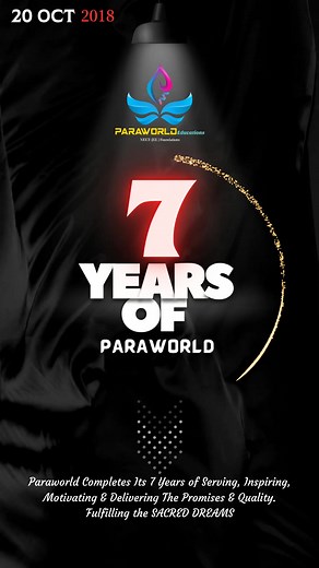 Paraworld completes 7 remarkable years of inspiring minds and transforming dreams into reality. A heartfelt thank you to every student, parent, and mentor who became part of this journey. Together, we continue to build a world of purpose, pride, and progress — one learner at a time. #7YearsOfParaworld #JourneyOfExcellence #ParaworldEducations | Paraworld Educations - Shopian