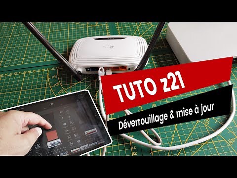 Unlock and update the white z21 (start) DCC unit