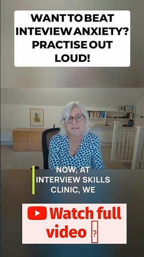 Overcome Interview Anxiety: Why Practising Out Loud Works