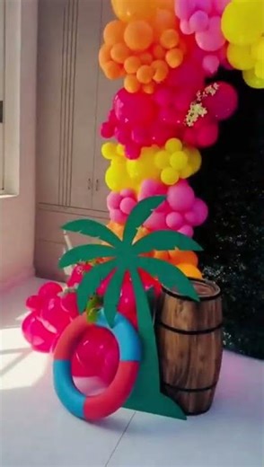 🌴 Flamingo Fun! Kids Birthday Party Decoration Tropical Theme Before & After Transformation YUVASA