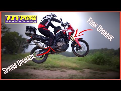 Africa Twin - Affordable Suspension Upgrade with Hyperpro Springs