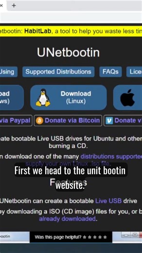 How to create a bootable USB with UNetbootin in Windows