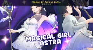 Magical Girl Astra w/ Glowing Hair and Ribbon Mod for Zenless Zone Zero | ZZZ Mods