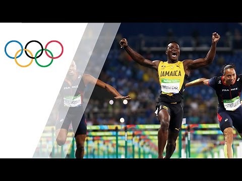 Mcleod is first Jamaican to win Olympic gold in Men's 100m hurdles