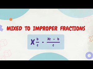 Improper and Mixed Fractions Conversion — LearnStalk Maths