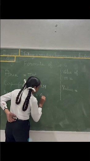 Formula of Circle ⭕️ #class9maths #education #ganitamanjari