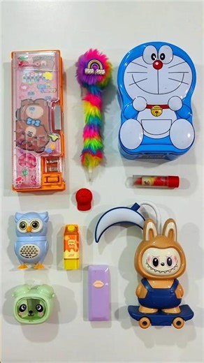 Modern Stationery Items, Pencil Case, Piggy Bank, Table Lamp, Erasner, Pen #backtoschool #stationery