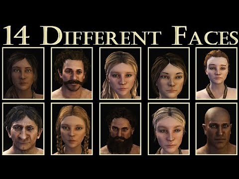 Mount and Blade II Bannerlord - Character Customization - Showcasing 14 Different Faces