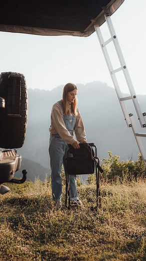 Settle into the best seat in the the great outdoors with our Expander Camp Chair. Where every view feels like a masterpiece. 🌄🪑 Photo Credit: @b.kolaczkowski �#frontrunneroutfitters #dometic #outdoorcomfort #scenicseating | Front Runner Dometic USA