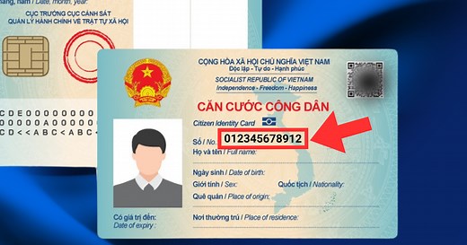 Ý nghĩa của dãy 12 số trên CCCD gắn chip hiện nay