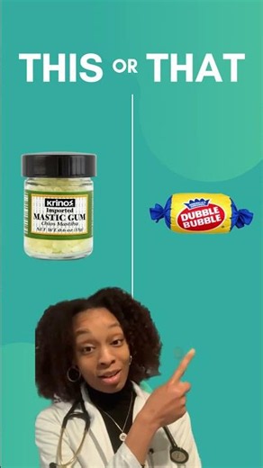 Have you ever heard of this type of gum! mastic gum vs bubblegum