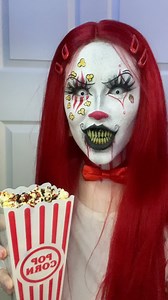 Take some popcorn! #clownmakeup #clown #mua #creativemakeup #fypageシ | Ditzy The Clown