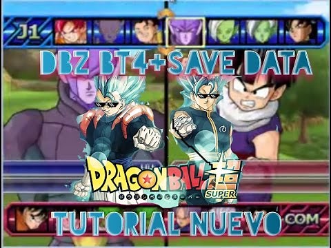 Tutorial de como descargar DBZ BT4 +Como poner un save data