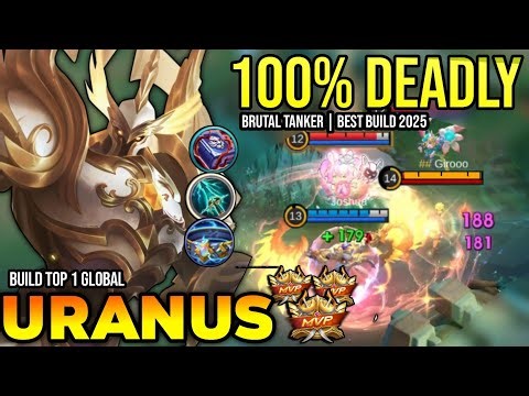 URANUS BEST BUILD 2025 | BUILD TOP 1 GLOBAL URANUS GAMEPLAY | MOBILE LEGENDS✓