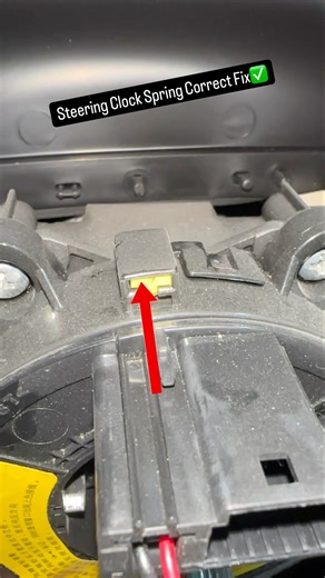 Fix Steering Clock Spring Right direction ✅ #mechanic #diy