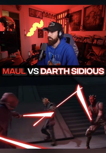 Darth Maul vs Darth Sidious Lightsaber Duel Analysis