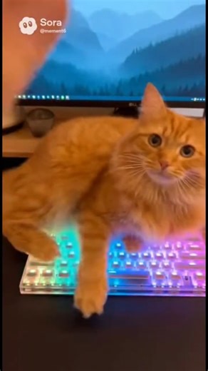 【喋る猫】ゲームを邪魔するにゃんこ/Cats that interrupt games #ショート動画 #エモ動画 #メロい #恋愛ショート #擬人化