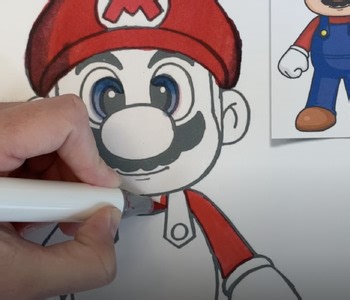 Marker Mario and Yoshi Art Projects | Art 2026 | Marker Art Activities Coloring
