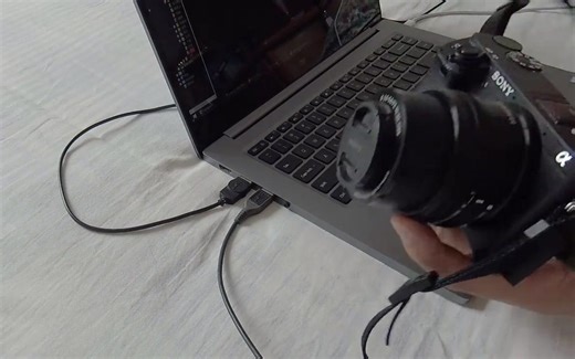 如何使用索尼微单进行电脑联机拍摄？