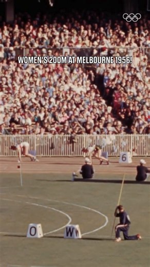 Olympic Khel on Instagram: "69 years ago, Betty Cuthbert set a world record to win the women's 200m at Melbourne 1956! 磊"