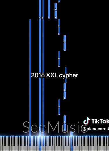 2016 XXL Cypher Piano Tutorial
