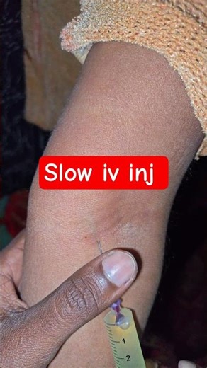 Intravenous Injection Procedure | IV Injection Step by Step | Nursing Skill Video #shorts #trending