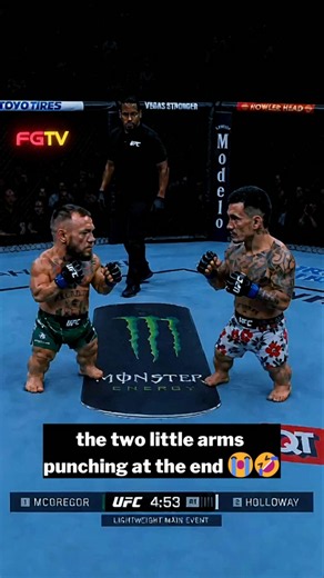 Lil Conor McGregor vs Mini Holloway 😂😂 #ufc #mma #martialarts #boxing #fighting