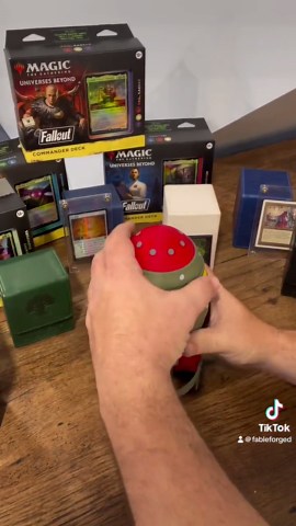 Mini Nuke MTG Deck Box: Fallout Themed 100 Card Storage - Etsy