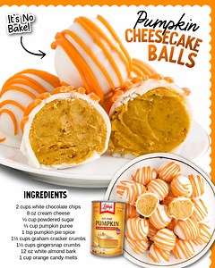A sweet fall treat that’s as adorable as it is delicious—Pumpkin Cheesecake Balls! 🎃✨ Ingredients 2 cups good quality white chocolate chips, I used the Ghirardelli brand 8 ounces cream cheese, softened ⅓ cup powdered sugar ⅔ cup pumpkin puree 1 teaspoon pumpkin pie spice 1½ cups graham cracker crumbs 1½ cups gingersnap crumbs 12 ounces white almond bark, coating 1 cup orange candy melts, optional drizzle | Spaceships and Laser Beams